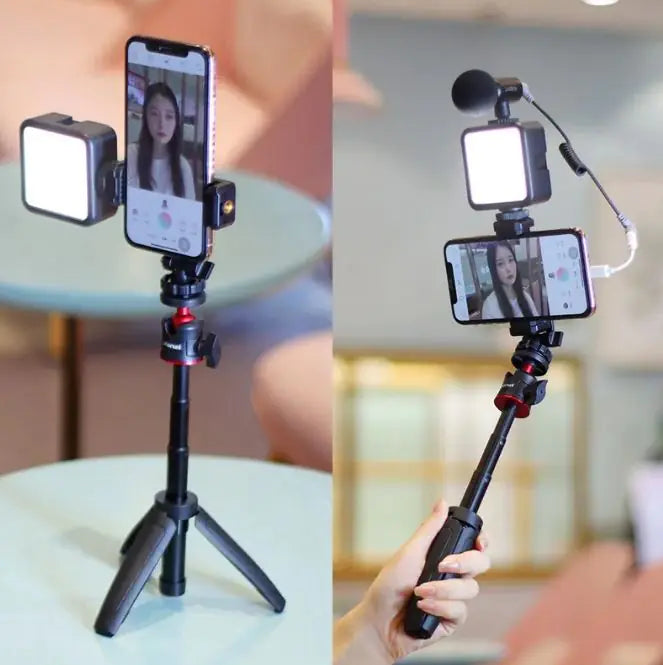 Mobile Phone Vlog Selfie Stick Short Video Live Fill Light Bracket